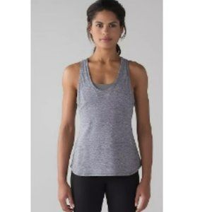 Lululemon Sheer with interior bra - grey